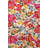Mira Multi-Colored Rose Flower and Leaf Patterned Creative Modern Decorative Rug-2063651957