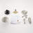 Modern Tub and Shower Faucet Set with Round Shower Head, Tub Spout and Single Handle Water Control-51099584