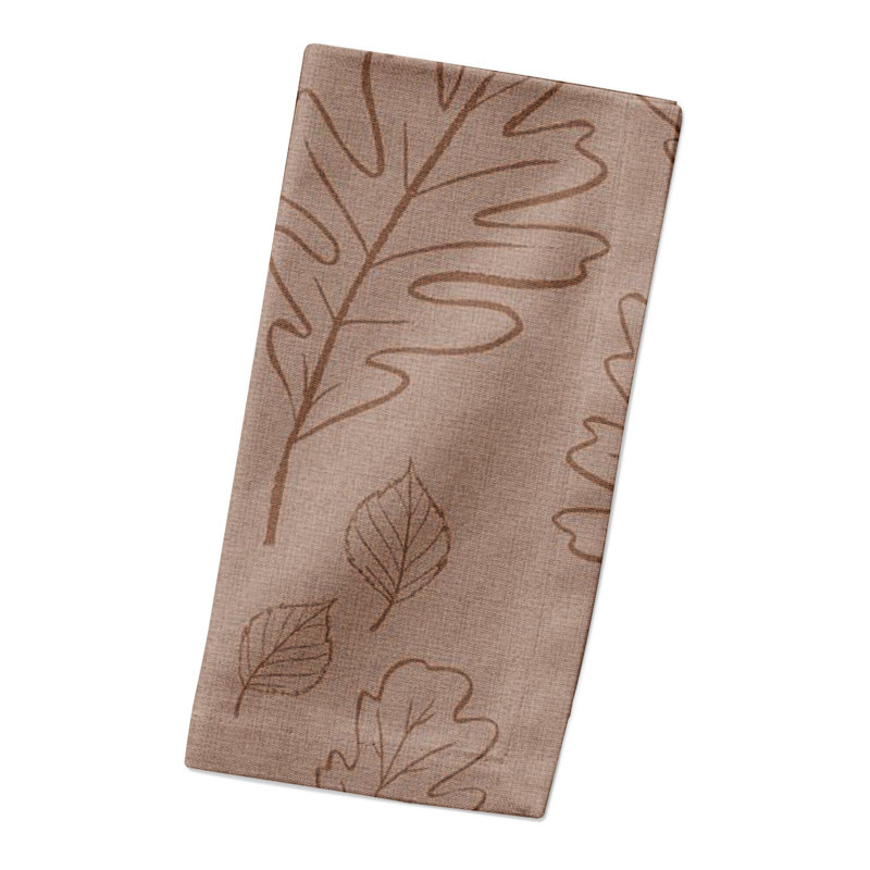 Gravelle Cotton Floral Napkin, Dusty Rose