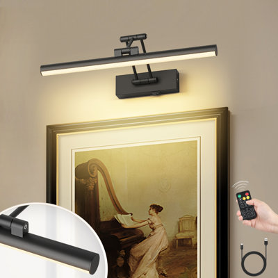 Lampe DEL à DEL avec télécommande, intensité variable, couleurs multiples, rotation et minuterie