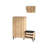 Shoe Cabinet With Bench And Hanging Coat Rack