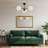 3 Lights Metal Globe Flush Mount