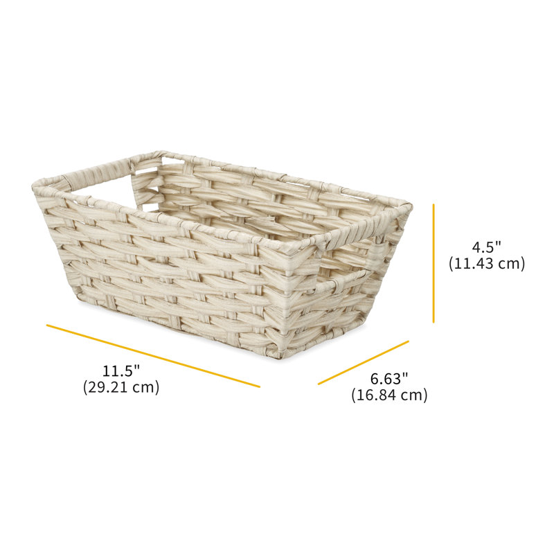 Dotted Line™ Acton Bin, Small, Cream