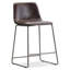 Sharpe Upholstered Stool with Metal Frame-1216804481