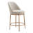 Nordhavn Swivel Upholstered Counter Stool with Metal Frame-431675248-431675249
