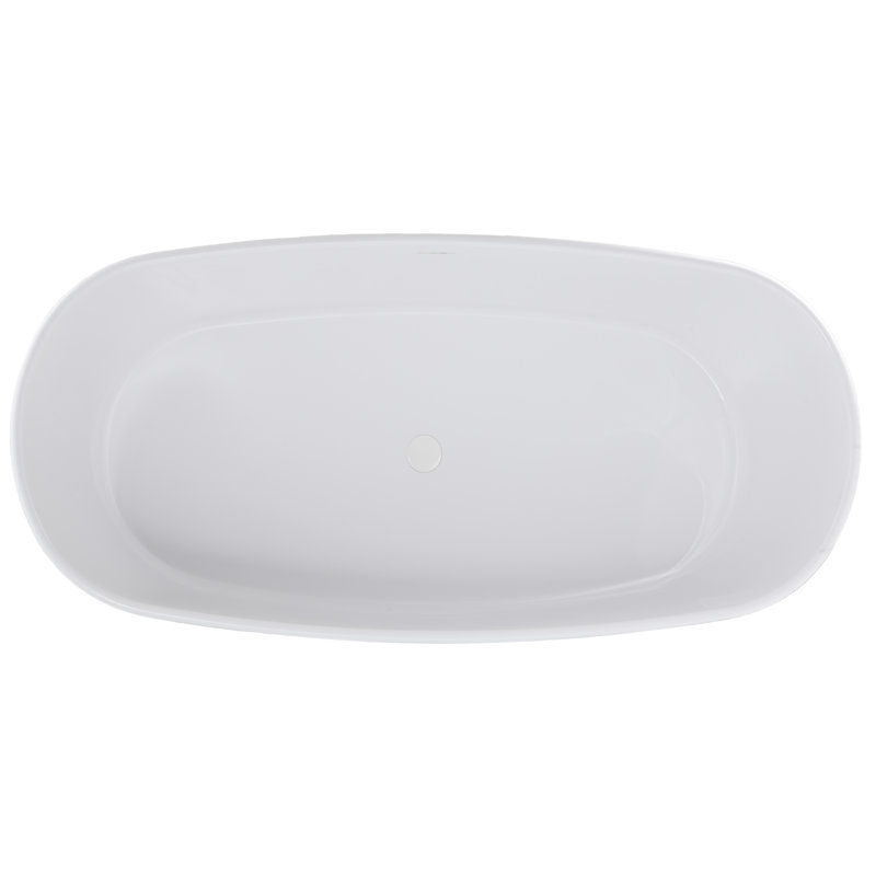 Newbury 62'' L Air Bathtub, Matte White