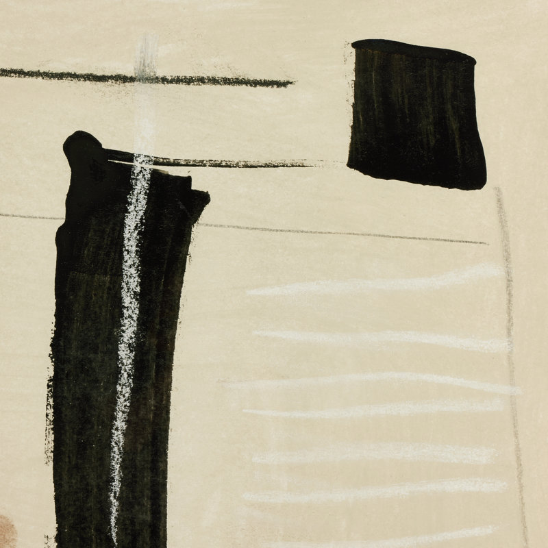 Combine Painting by Dan Hobday, 40" H x 60" W, Black Maple