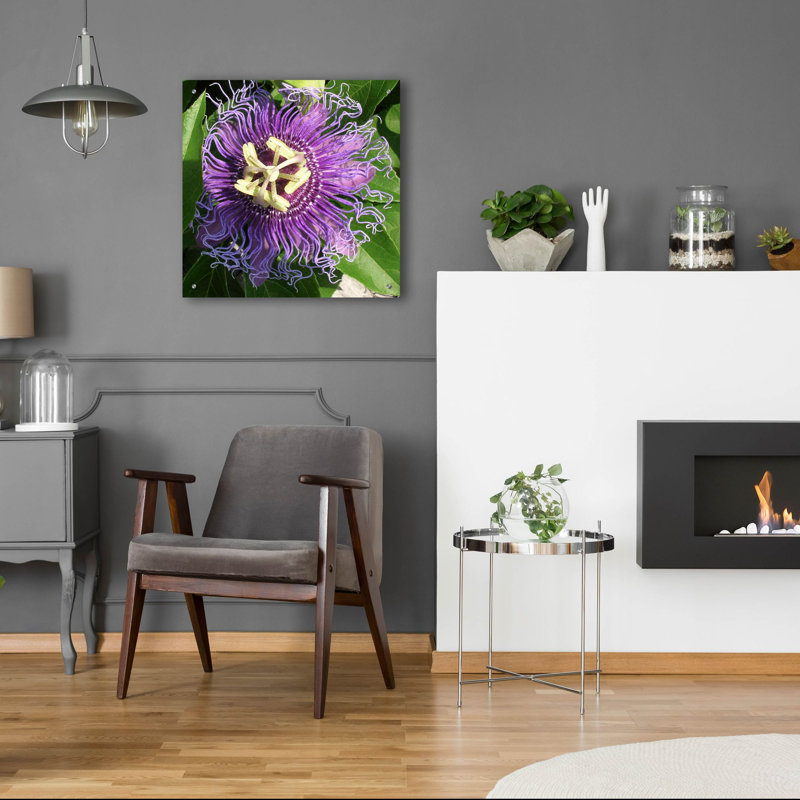 Art mural en verre épique «Junes Treasure 1» par Alicia Ludwig, H 24 po x l 24 po