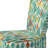 Autumn Is Coming Retro Leaves In Blue And Red - Velvet Upholstered Contemporary Side Chair, Yellow Accent Chair