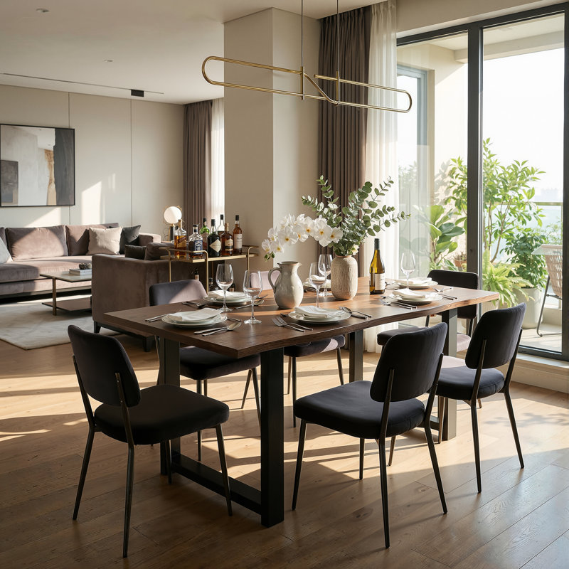 63" W Dining Table