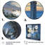 «Tranquility Beach Windows Horizon III - Coastal Windows», art mural-10834678-10834680