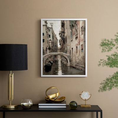 Vintage Landscape CLIV Framed Print - Solid Wood