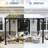 8 Ft X 10 Ft Metal Pergola With Canopy-125762760
