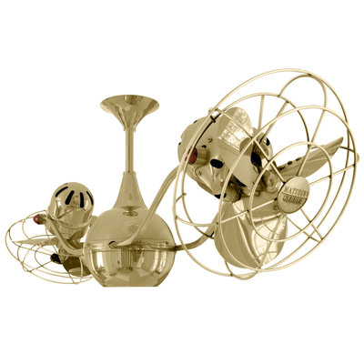 Ventilateur de plafond à 6 pales avec commande murale Vent Bettina