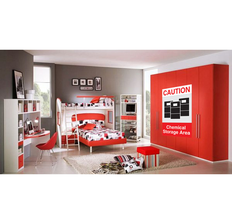 Abstract Non-Wall Damaging Wall Decal, 60" H x 38.5" W