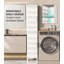 Tall Bathroom Cabinet With Door, Slim Bathroom Storage Cabinet, Freestanding Narrow Storage, White-1622394120
