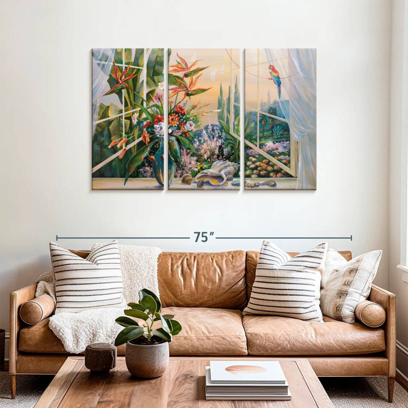 Lilie Window, 36" H x 57" W