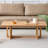 Burlywood Rectangular Solid Wood Dining Table