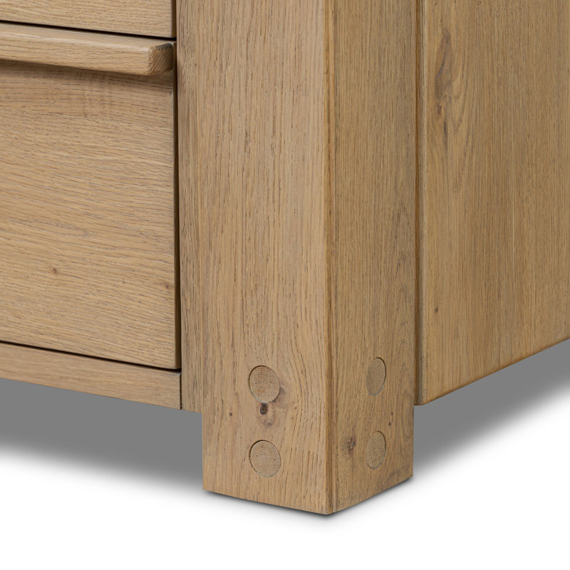 Emmer Nightstand-Aged Smoked Oak