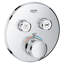 GROHE Grohtherm SmartControl Dual-Function Shower Thermostatic Valve Trim-40530548