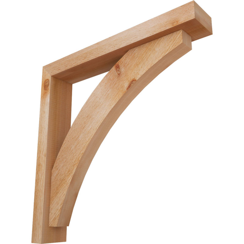Support pour scie rugueuse Thorton Block L 4 po x P 24 po x H 24 po, cèdre rouge de l'Ouest, 24 x 24