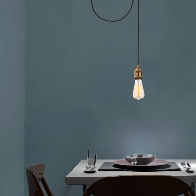 Luminaire suspendu rétro à 1 lumière Denico