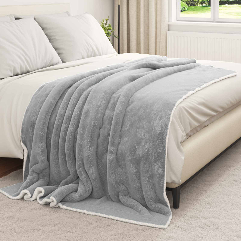5.3-32 Throw Blanket, 200cm x 150cm, Grey