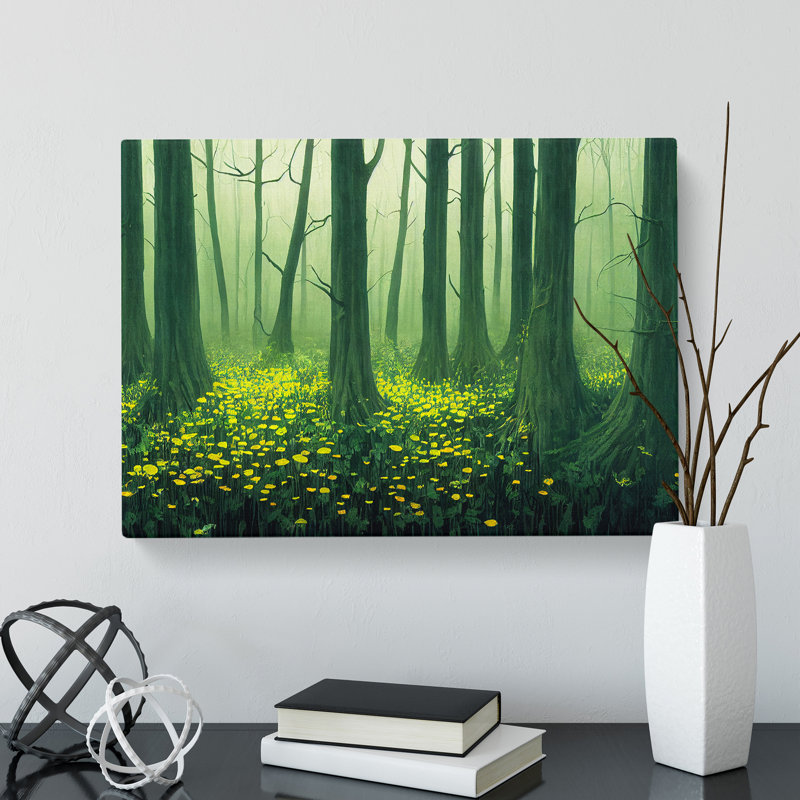 Spectacular Spring Forest - Wrapped Canvas, 35cm H x 50cm W x 3cm D