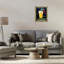 «Antique Frog & Beer», art mural encadré flottant sur toile, design par Marcus Jules-1797414015-1797414012