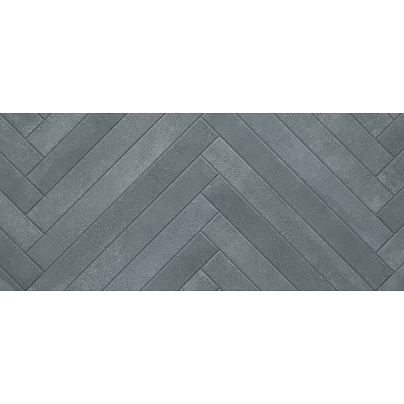 Carreau de porcelaine 2 po x 18 po Terrano, Bleu très foncé