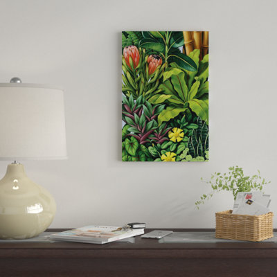 « feuillage iii » par catherine, impression sur toile tendue