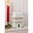 Elegant Decorative Object, 100% Ceramic, Red & White, 7.5 x 4.7 x 11.8 Inches | Perfect for Home Décor, Accent Piece, and Gift Ideas | Adds a Touch of Style to Any Room, Versatile and Eye-Catching Design