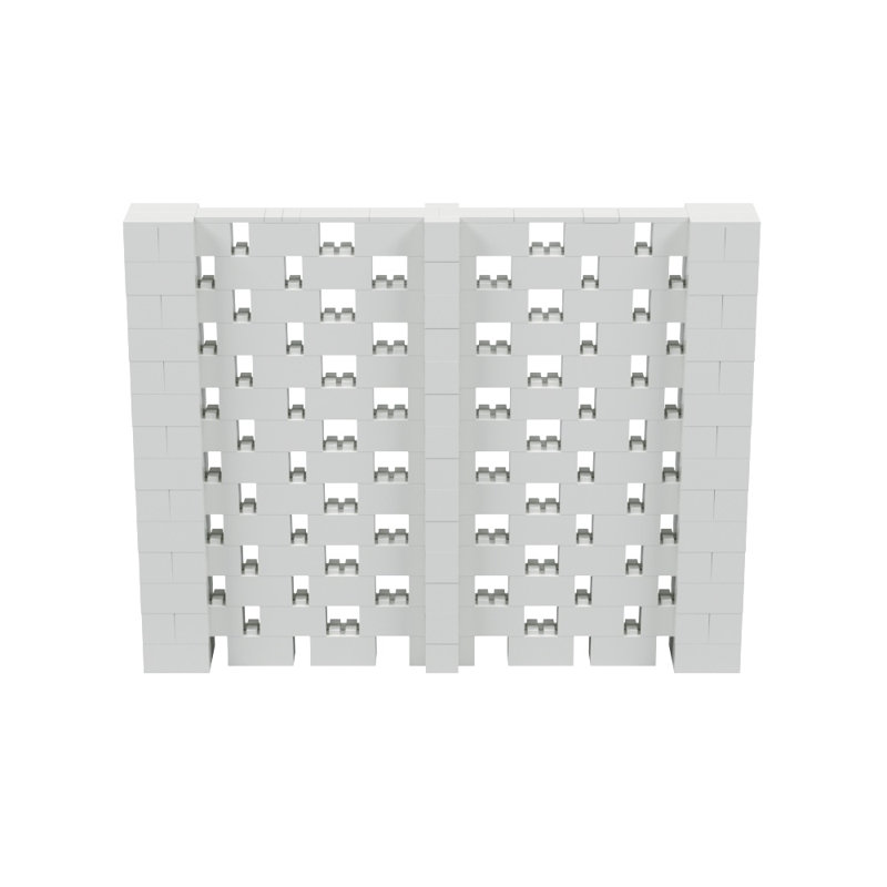 Ensemble mural Everblock, Gris clair, H 84 po x l 108 po x P 12 po