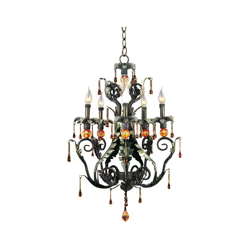 Lustree 5 lumières façon bougie/classique