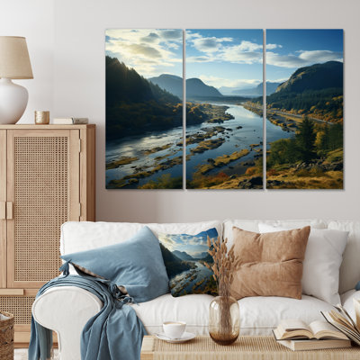 " USA Columbia River Mountain Gorge " 3 - Pieces