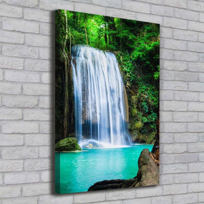 Waterfall - Wrapped Canvas Print