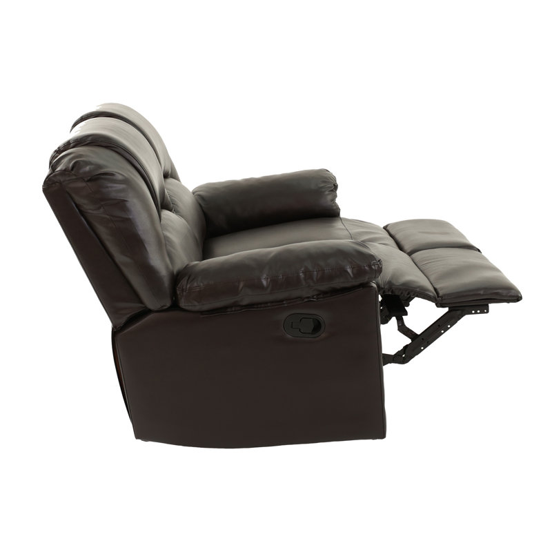 Causeuse inclinable 57,6 po, Brun