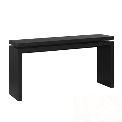 Console Table with Double Board Suspension Design