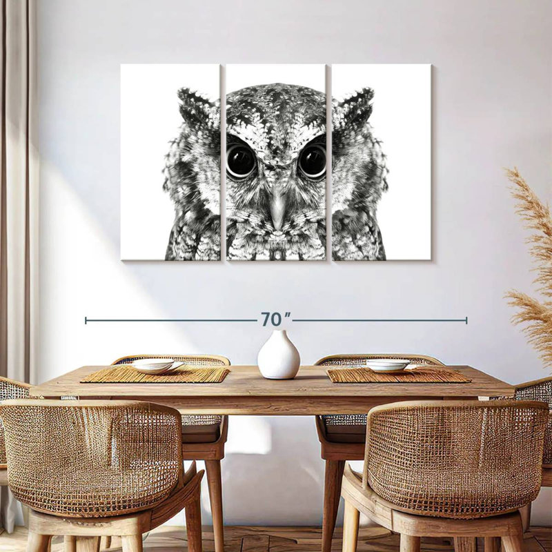 Brampt Bewitching Owl, 36" H x 57" W