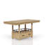 Table de comptoir - finition caramel