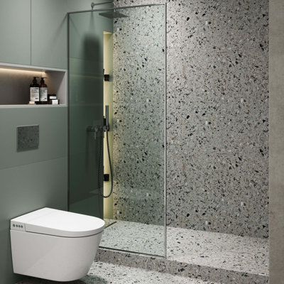 34.25'' W x 74.25'' H Framed Fixed Glass Panel