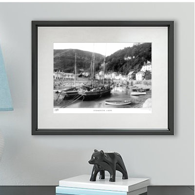 Lynmouth, C1890 by Francis Frith - Single Picture Frame Print