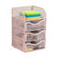 Rangement pour accessoires de bureau Mind Reader, panier à pince à relier, espace de travail, bureau, filet métallique, L 4,75 po x l 5 po x H 8 po