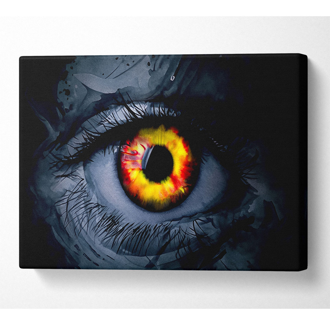 Fire Eye - Kunstdrucke auf Leinwand