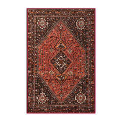 Tapis orange Southwestern
