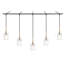 Luminaire suspendu linéaire à 5 lumières pour îlot de cuisine Romona-807847879-806577000