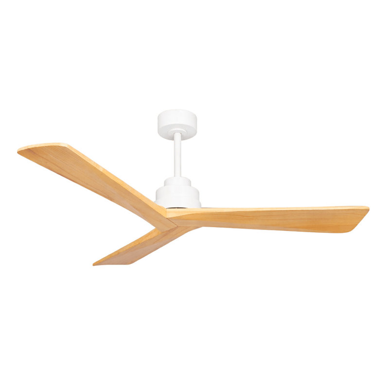 52-Inch Solid Wood Ceiling Fan without Light