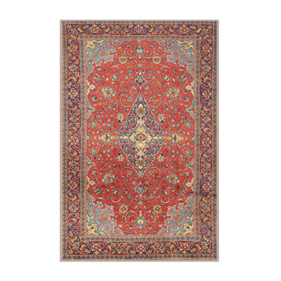 Tapis oriental rouge Elen