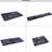 Washable Area Rug For - Non-Slip, Low-Pile, Soft, & Pet  Black + Gray, 2'6'' X 10' Machine Non-Shedding, Safe-1827513452