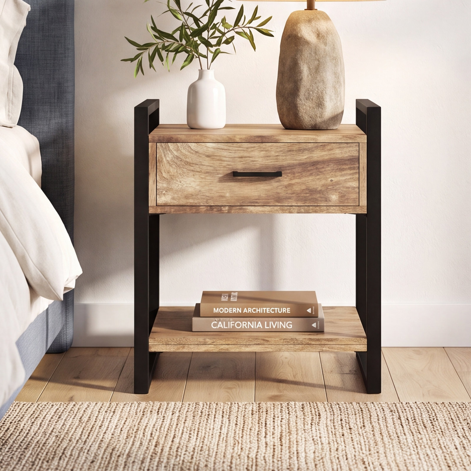Riverside Nightstand, Natural